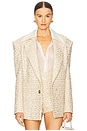 view 1 of 7 Blake Sequin Blazer in Ivory