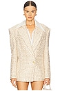 view 2 of 7 Blake Sequin Blazer in Ivory