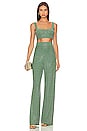 view 4 of 5 X Revolve Cleopatra Diamond Pant in Emerald