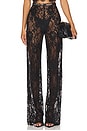 view 1 of 6 Capri Lace Pant in Black