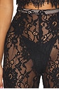 view 6 of 6 PANTALÓN CAPRI LACE in Black