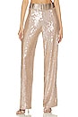 view 1 of 5 Capri Nude Sequin Pant in Nude