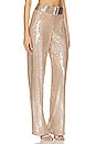 view 2 of 5 Capri Nude Sequin Pant in Nude