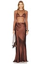 view 5 of 6 x REVOLVE Cosette Skirt in Brown