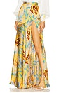 view 3 of 6 Cleopatra Isla Maxi Skirt in Mustard Multi
