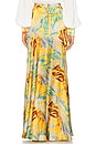 view 4 of 6 Cleopatra Isla Maxi Skirt in Mustard Multi