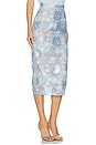 view 2 of 6 JUPE MIDI FARAH in Ocean Blue