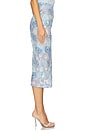 view 3 of 6 JUPE MIDI FARAH in Ocean Blue