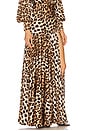 view 2 of 6 Cleopatra Leopard Maxi Skirt in Black & Brown