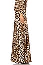view 3 of 6 Cleopatra Leopard Maxi Skirt in Black & Brown