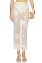view 1 of 6 Crochet Mila Skirt in Cream