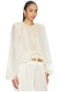 view 2 of 4 Calia Chiffon Blouse in Cream