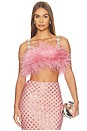view 1 of 5 TOP CROPPED MADELINE  in Baby Pink