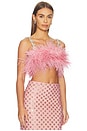 view 2 of 5 TOP CROPPED MADELINE  in Baby Pink