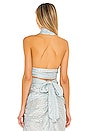view 3 of 5 Cleo Crop Top in Sky Blue
