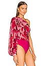 view 3 of 5 BODY UNE ÉPAULE DÉNUDÉE CAMILLA in Fuchsia