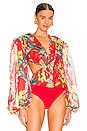 view 2 of 5 x REVOLVE Flavia Bodysuit in Red & Multi