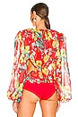 view 4 of 5 x REVOLVE Flavia Bodysuit in Red & Multi