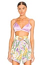 view 1 of 4 Capri Triangle Bralette in Lavender