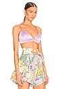 view 2 of 4 Capri Triangle Bralette in Lavender