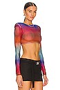 view 2 of 4 Electra Crop Top in Multicolor
