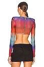 view 3 of 4 Electra Crop Top in Multicolor