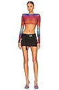 view 4 of 4 Electra Crop Top in Multicolor