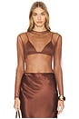 view 1 of 5 x REVOLVE Abigail Top in Brown