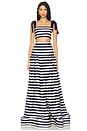 view 4 of 4 Quinn Striped Top in Navy & White in Black & White
