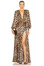 view 5 of 5 Noelle Leopard Bodysuit in Black & Brown