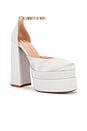 view 2 of 5 Closed Toe Platform in White