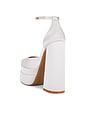 view 3 of 5 Closed Toe Platform in White