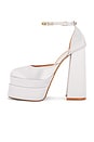 view 5 of 5 Closed Toe Platform in White
