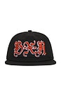view 1 of 2 Gothic Unstructured 5Panel Hat in Black