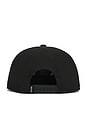 view 2 of 2 Gothic Unstructured 5Panel Hat in Black