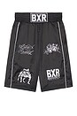 view 6 of 6 Satin Boxing Trunks in Black
