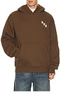 view 2 of 5 SUDADERA EMBROIDERED in Walnut & Cream