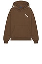 view 4 of 5 SUDADERA EMBROIDERED in Walnut & Cream