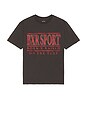 view 5 of 4 University Tee in Vintage Black