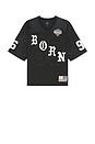 view 6 of 6 Paranoia Football Jersey in Black