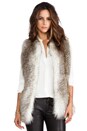 view 1 of 5 Wendy Faux Fur Vest in Multi-Hawk