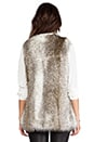view 3 of 5 Wendy Faux Fur Vest in Multi-Hawk