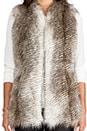 view 4 of 5 Wendy Faux Fur Vest in Multi-Hawk