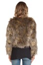 view 3 of 3 Lauren Faux Fur Jacket in Golden Feather
