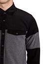 view 6 of 7 Combo Shirt Jacket en Black/Charcoal in Black & Charcoal