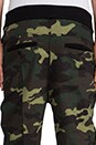 view 5 of 5 Drop Crotch Sweatpant in Black & Camo