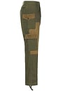 view 3 of 5 PANTALÓN CARGO DOUBLE in OG Green