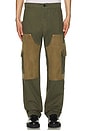 view 4 of 5 PANTALÓN CARGO DOUBLE in OG Green