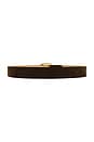 view 2 of 3 Mena Belt in Brown Suede