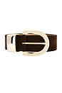 view 3 of 3 Mena Belt in Brown Suede